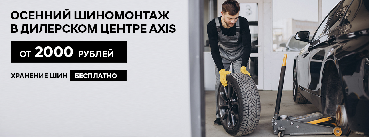 Осенний шиномонтаж от 2 000₽!